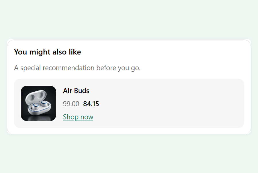 Custom Offers
